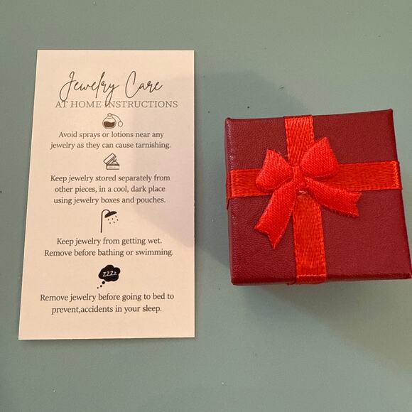 Gold Tone Snowflake Shaped Stud Earrings - Picture 5 of 5